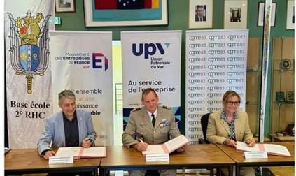 Partenariat UPV - Cpme Var - Medef Var et le Ministère des Armées 
