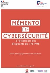 Le Mémento de cybersécurité